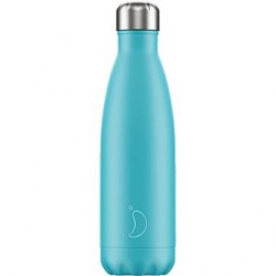 BOTELLA INOX  AZUL PASTEL 500ML CHILLY´S