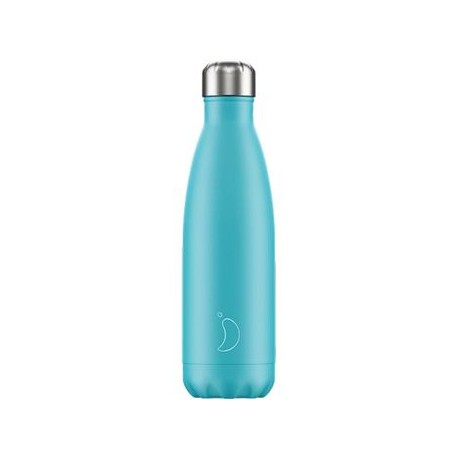 BOTELLA INOX  AZUL PASTEL 500ML CHILLY´S