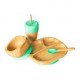 PLATO BAMBOO TODDLER VERDE ECO RASCALS