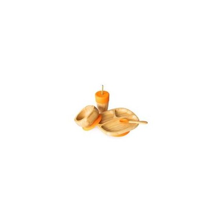 PLATO BAMBOO TODDLER NARANJA ECO RASCALS