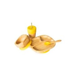 PLATO BAMBOO TODDLER AMARILLO ECO RASCALS