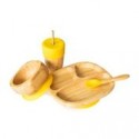 PLATO BAMBOO TODDLER AMARILLO ECO RASCALS