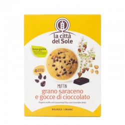 MAGDALENAS TRIGO SARRACENO CHIPS DE CHOCO 4x45G ECO LA CITTA DEL SOLE