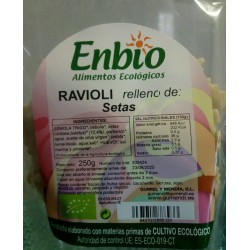 RAVIOLI DE SETAS 250G ENBIO