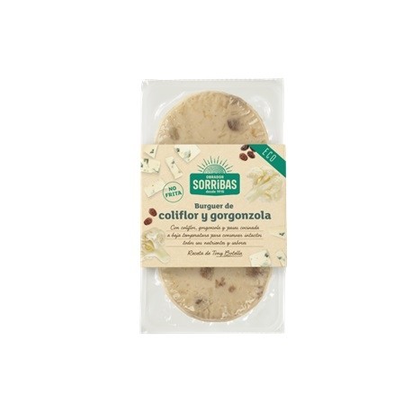 HAMBURGUESA COLIFLOR Y GORGONZOLA NO FRITA 160G ECO BIOGRA