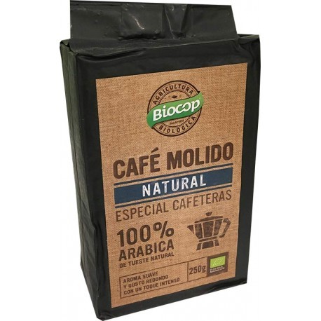 CAFE MOLIDO 100% ARABICA 250G ECO BIOCOP