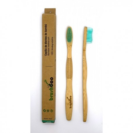 CEPILLO DENTAL ADULTO ESMERALDA MEDIO-SUAVE BRUSHBOO