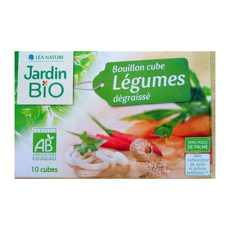 CUBITOS DE VERDURAS DESGRASADO 10X9G  ECO JARDIN BIO