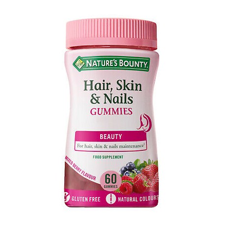 GUMMIES PELO PIEL Y UÑAS 60U NATURE´S BOUNTY