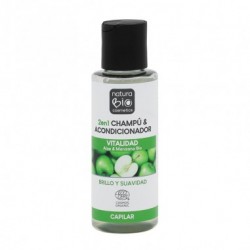 CHAMPU Y ACONDICIONADOR 2EN1 VITALIDAD 100ML ECO NATURABIO