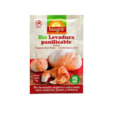 LEVADURA PANIFICABLE SOBRES 9G BIOGRA