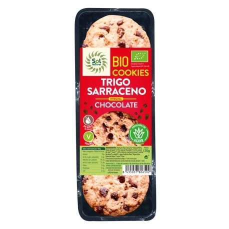 COOKIES TRIGO SARRACENO CHOCOLATE 170G ECO SOL NATURAL