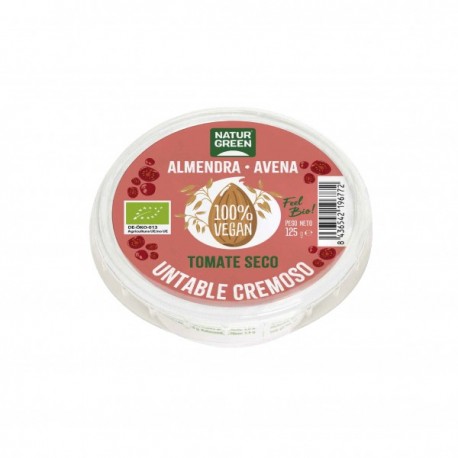 CREMOSO DE ALMENDRA AVENA TOMATE 125G ECO NATURGREEN