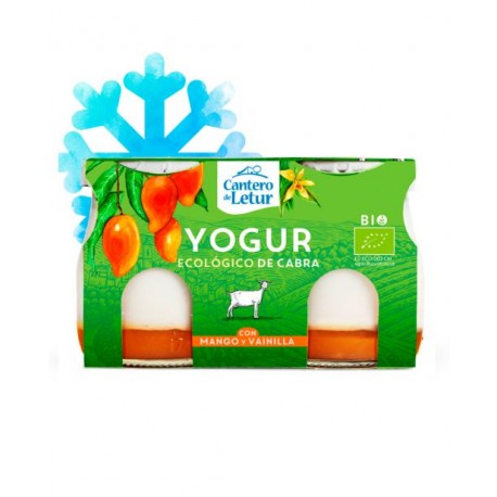 YOGUR CABRA MANGO VAINILLA 2X125 ECO CANTERO DE LETUR