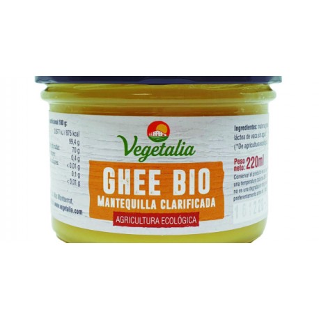 GHEE MANTEQUILLA VACA 220G ECO VEGETALIA