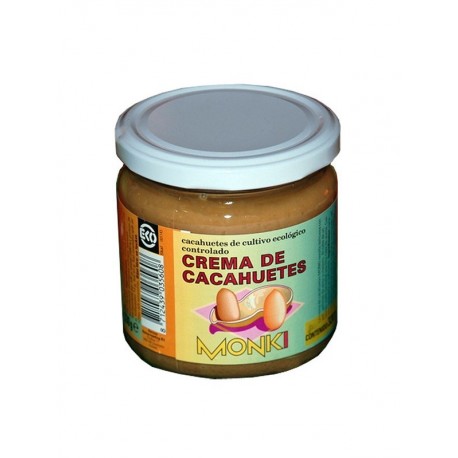 CREMA CACAHUETES 330G ECO MONKI