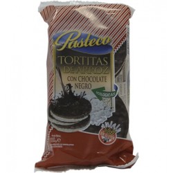 TORTITAS ARROZ CON CHOCOLATE NEGRO 100G ECO PASTECO