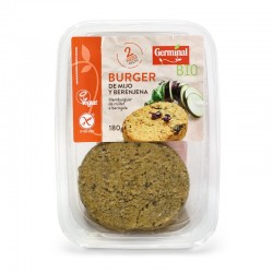 BURGER BERENJENA MIJO S/G 180G ECO GERMINAL
