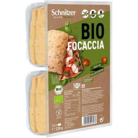 PANECILLOS FOCACCIA SIN GLUTEN 220G ECO SCHNITZER