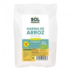HARINA DE ARROZ 500G ECO SOL NATURAL
