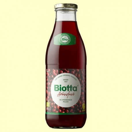 ZUMO ARANDANO ROJO 975ML ECO BIOTTA